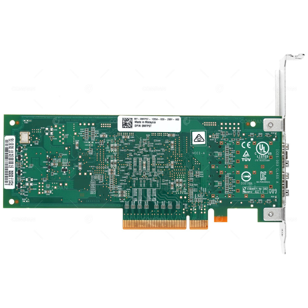 MFP5T DELL QLOGIC QLE2562 DUAL PORT 8GB FC ADAPTER